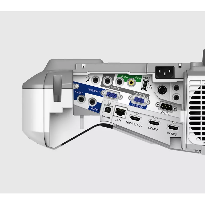 Epson EB-695Wi Ultra-Kurzdistanzprojektor 3500 ANSI Lumen 3LCD WXGA (1280x800) Weiß, Grau