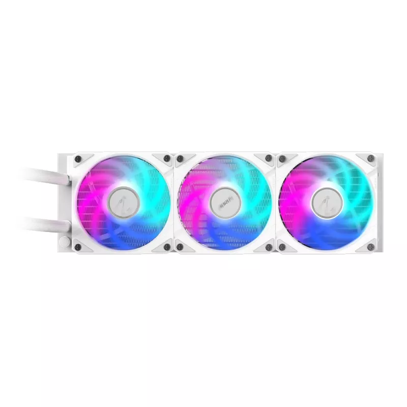 GIGABYTE AORUS WATERFORCE II 360 ICE AIO Flüssig-CPU-Kühler - 3x120mm ARGB-Lüfter, Schiebe-Verriegelungsmechanismus, DAISY-CHAIN, kompatibel mit Intel LGA 1851 und AMD AM5