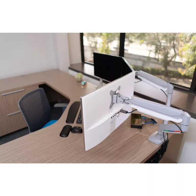 Kensington SmartFit One-Touch höhenverstellbarer Dual-Monitorarm