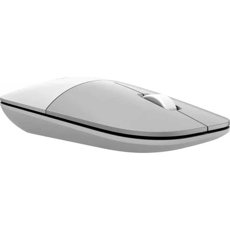 HP Z3700 Keramik Weiß Funkmaus, beidhändig, optisch, RF Wireless, 1200 DPI, Silber, Weiß