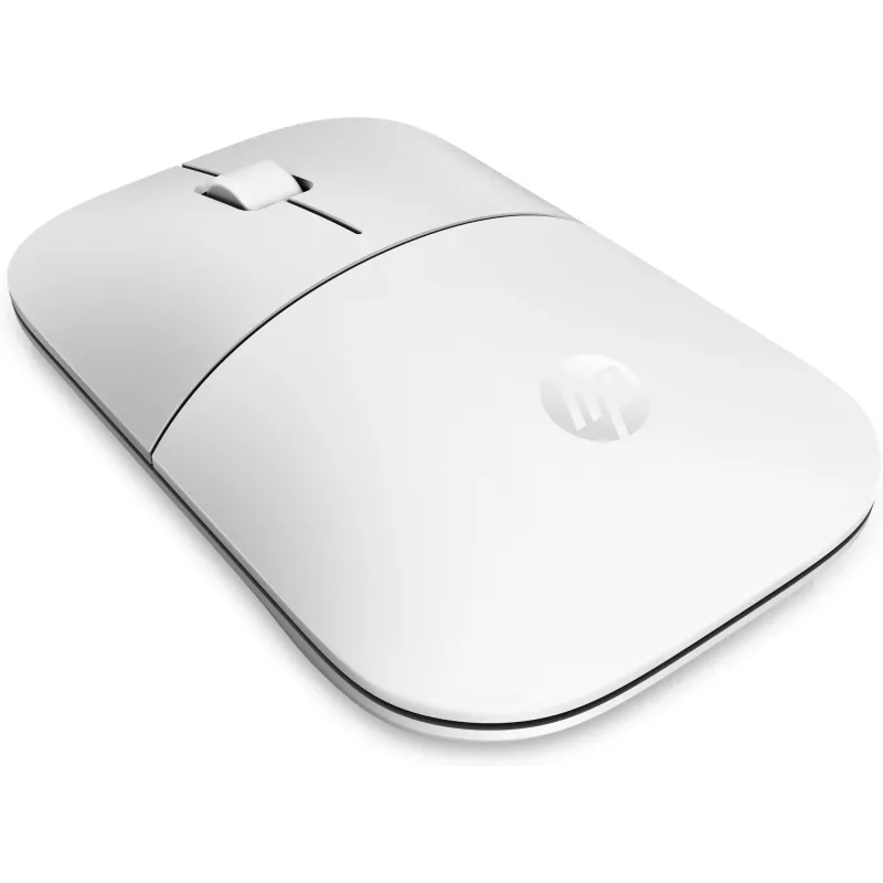HP Z3700 Keramik Weiß Funkmaus, beidhändig, optisch, RF Wireless, 1200 DPI, Silber, Weiß
