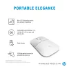 HP Z3700 Keramik Weiß Funkmaus, beidhändig, optisch, RF Wireless, 1200 DPI, Silber, Weiß