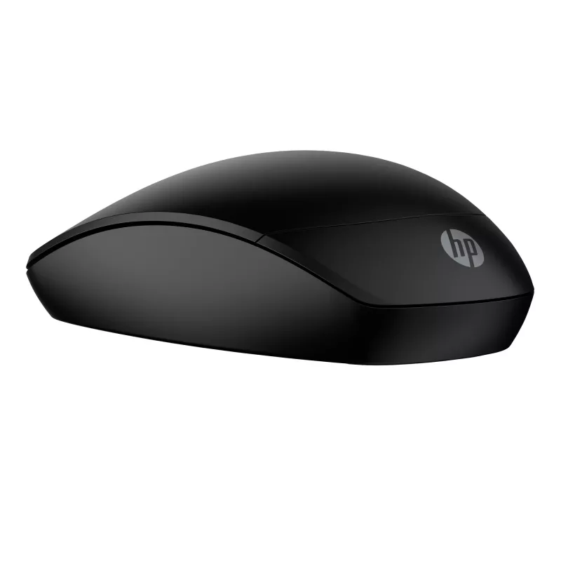HP 230 Slim Wireless Mouse, beidhändig, optisch, RF Wireless, 1600 DPI, Schwarz