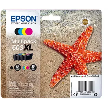 Epson C13T03A64020 Tintenpatrone 1 Stk. Original High (XL) Yield Schwarz, Cyan, Magenta, Gelb