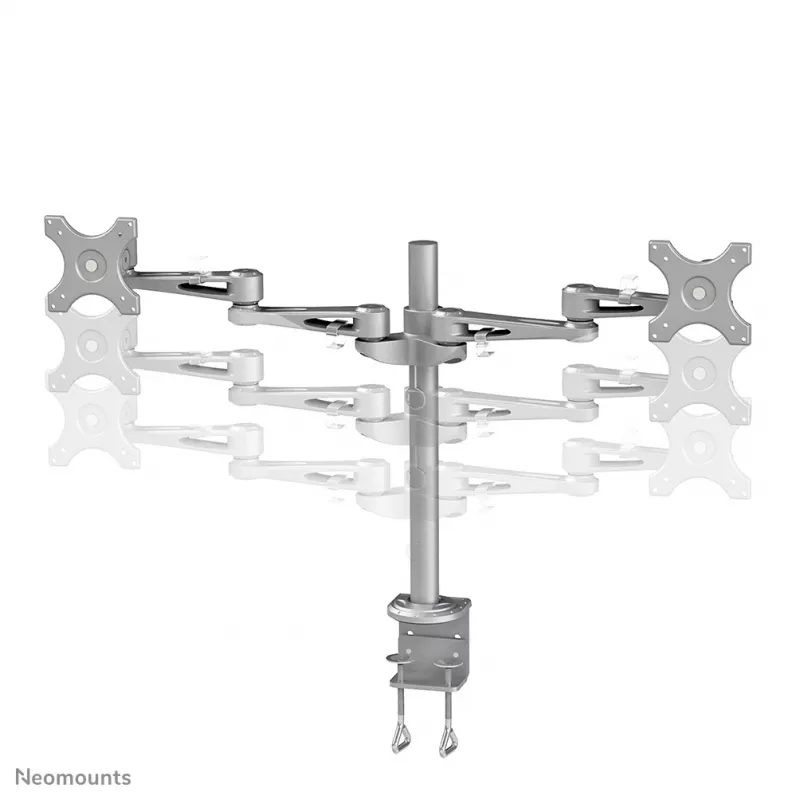 Neomounts FPMA-D935D Monitorarm 14-27 Zoll, Klemme, 6 kg, 35,6 cm (14 Zoll), 68,6 cm (27 Zoll), 100 x 100 mm, Silber