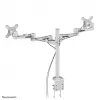 Neomounts FPMA-D935D Monitorarm 14-27 Zoll, Klemme, 6 kg, 35,6 cm (14 Zoll), 68,6 cm (27 Zoll), 100 x 100 mm, Silber