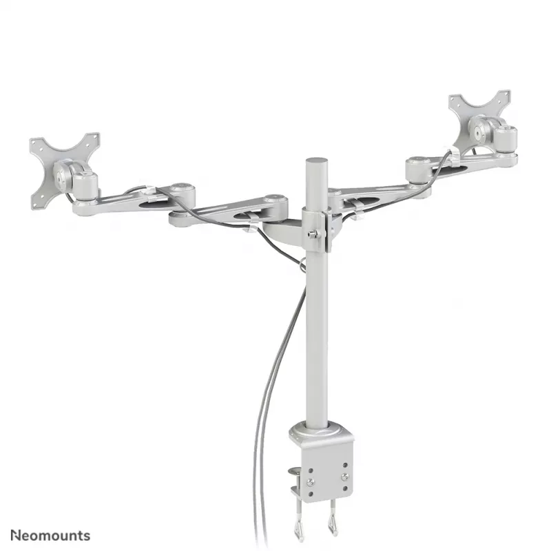 Neomounts FPMA-D935D Monitorarm 14-27 Zoll, Klemme, 6 kg, 35,6 cm (14 Zoll), 68,6 cm (27 Zoll), 100 x 100 mm, Silber