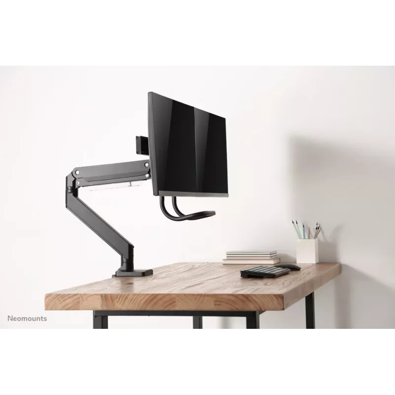 Neomounts NM-D775DXBLACK Monitorarm 10-32 Zoll - Gasfeder - Topfix - 180°-Stopp