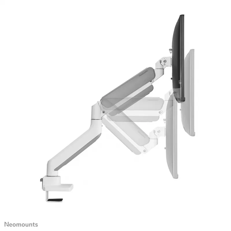 Neomounts DS70-450WH1 Monitorarm 17-42 Zoll - Gasfeder - Topfix - 180°-Stopp