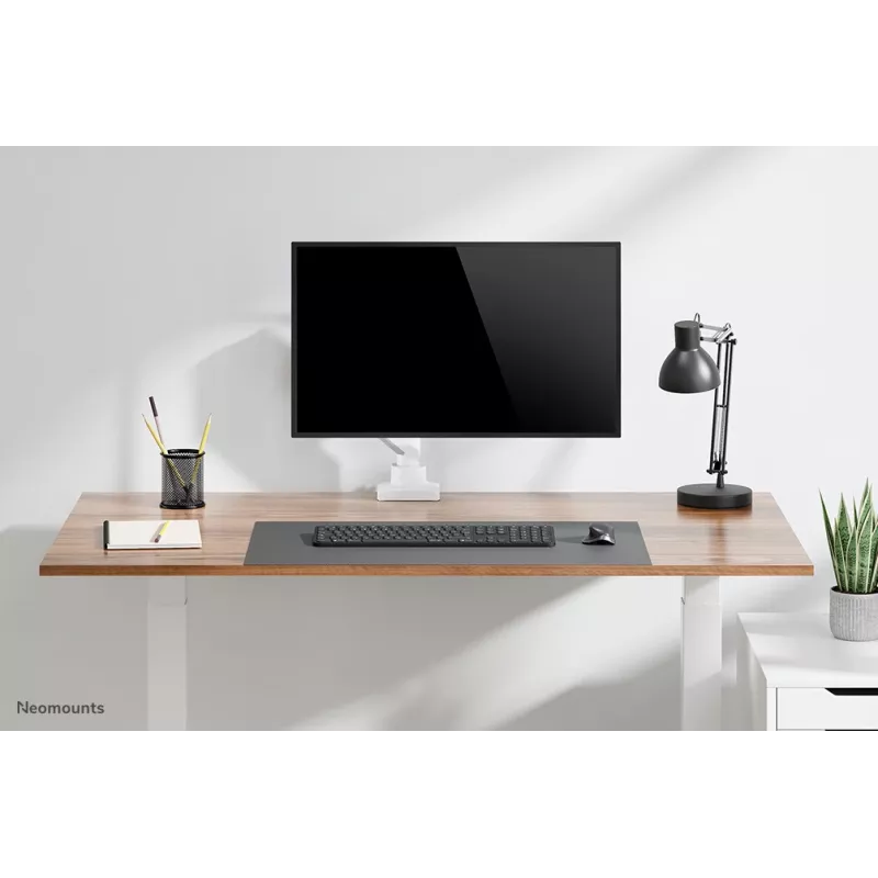 Neomounts DS70-450WH1 Monitorarm 17-42 Zoll - Gasfeder - Topfix - 180°-Stopp