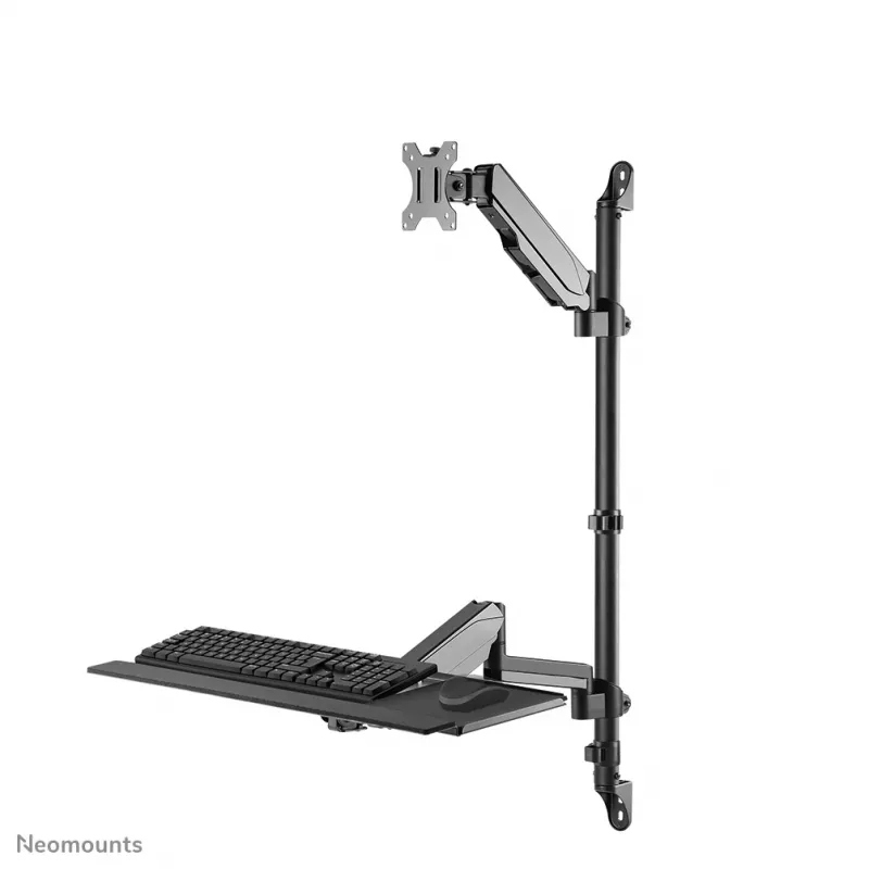 Wandmontierte Sit-Steh-Workstation Neomounts WL90-325BL1 max. Gewicht 9 kg