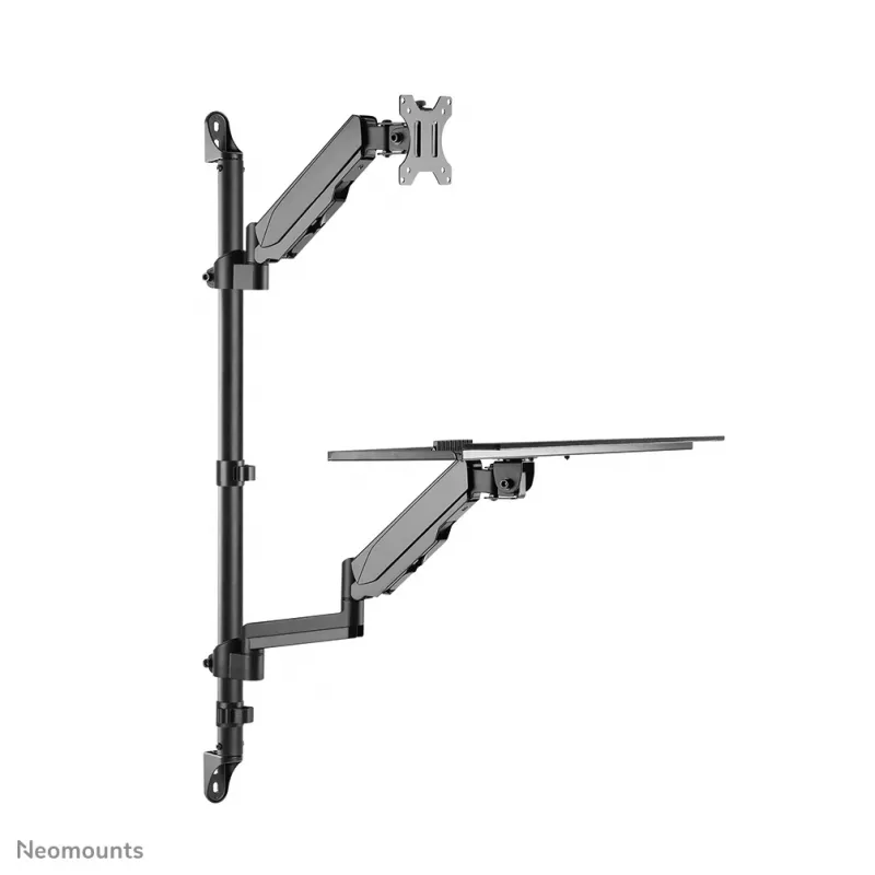 Wandmontierte Sit-Steh-Workstation Neomounts WL90-325BL1 max. Gewicht 9 kg