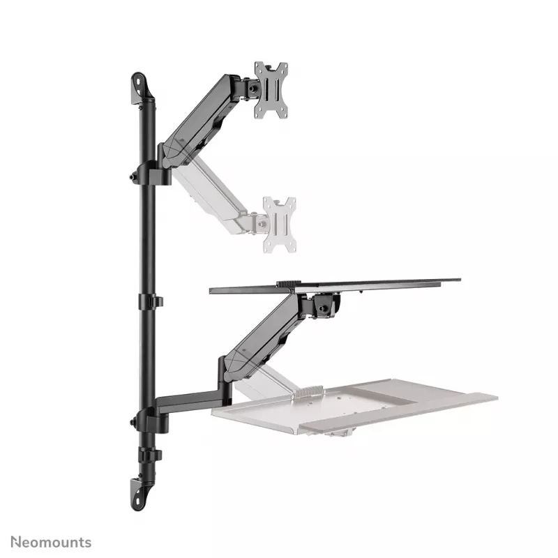 Wandmontierte Sit-Steh-Workstation Neomounts WL90-325BL1 max. Gewicht 9 kg