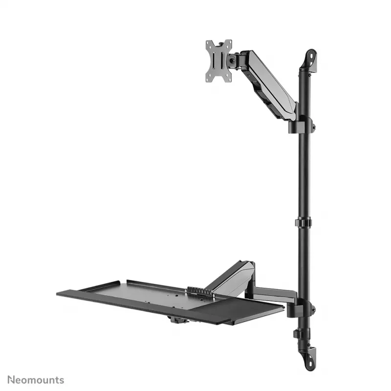 Wandmontierte Sit-Steh-Workstation Neomounts WL90-325BL1 max. Gewicht 9 kg