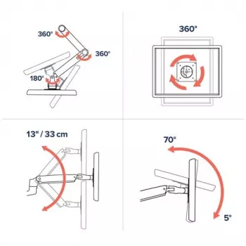 ERGOTRON Lx Wandmontage LCD-Arm