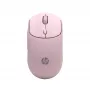 HP 400 Leise Pink Funkmaus, beidhändig, RF Wireless + Bluetooth, 6000 DPI, Pink