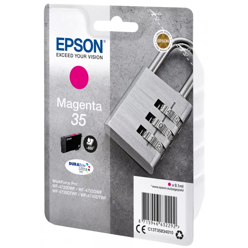 Epson Padlock Einzelpackung Magenta 35 DURABrite Ultra Tinte