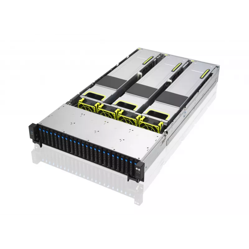 ASUS RS720A-E11-RS24U 2U Rack-Barebone-Server, Silber