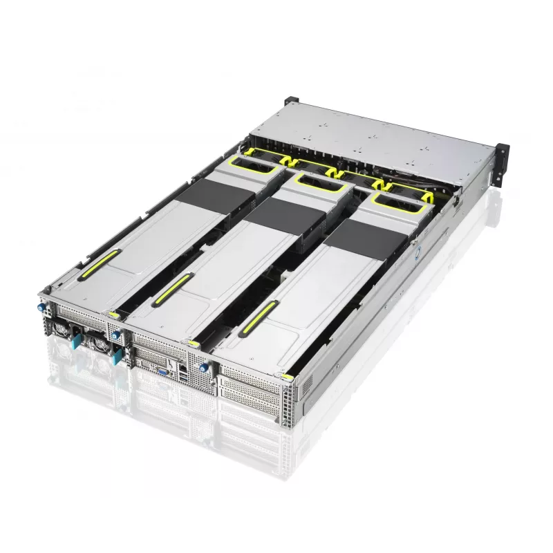 ASUS RS720A-E11-RS24U 2U Rack-Barebone-Server, Silber