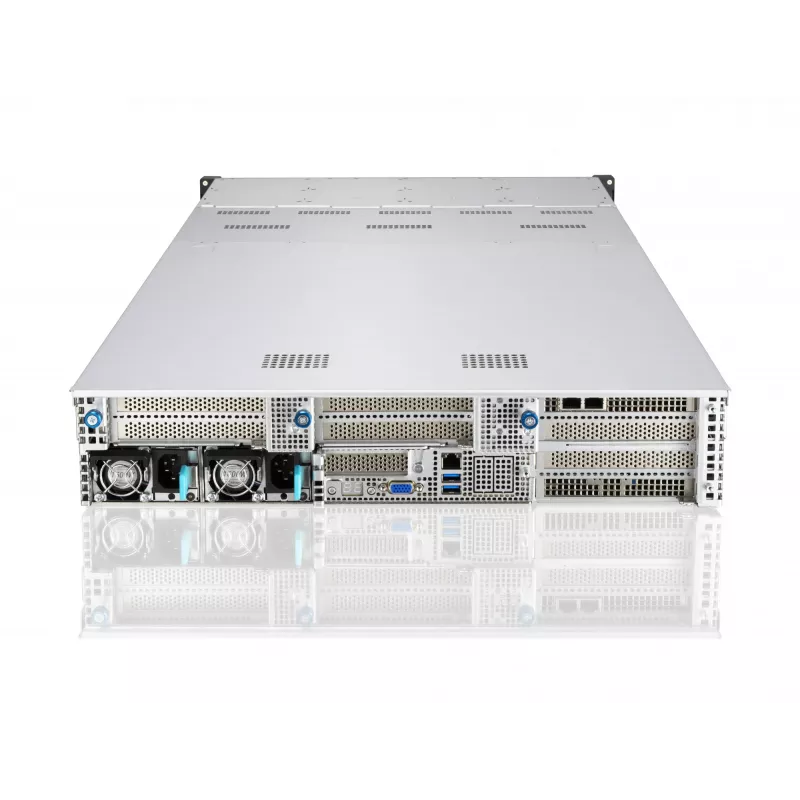 ASUS RS720A-E11-RS24U 2U Rack-Barebone-Server, Silber