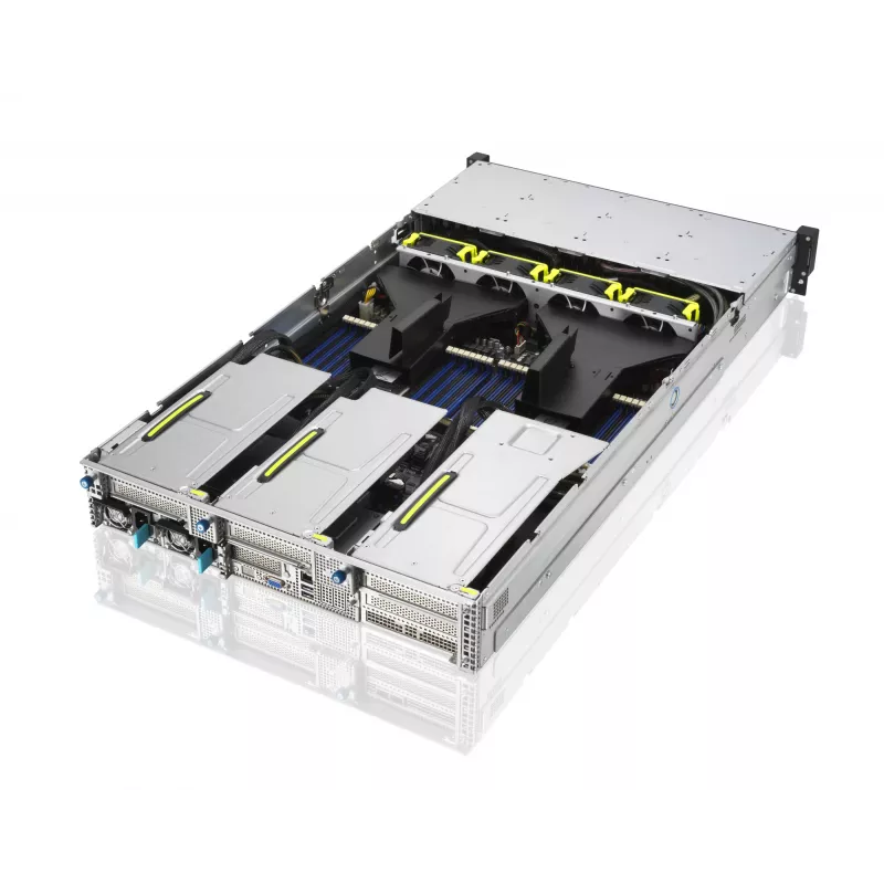 ASUS RS720A-E11-RS24U 2U Rack-Barebone-Server, Silber