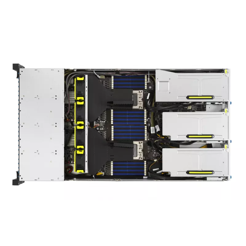 ASUS RS720A-E11-RS24U 2U Rack-Barebone-Server, Silber