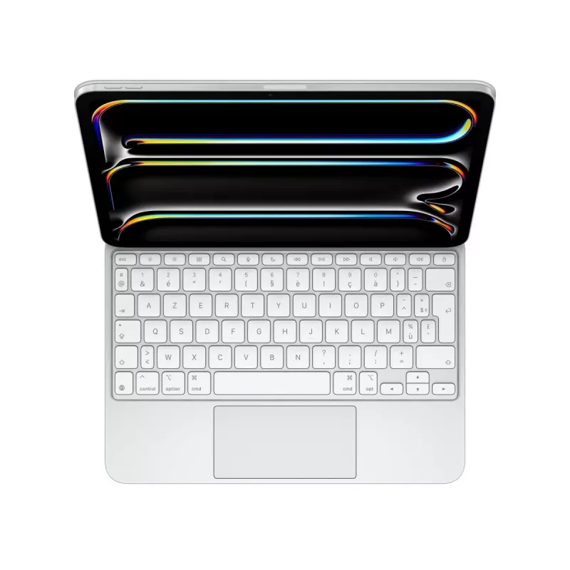 APPLE Magic Tastatur für iPad Pro 11 inch (M5) – Französisch – Weiß