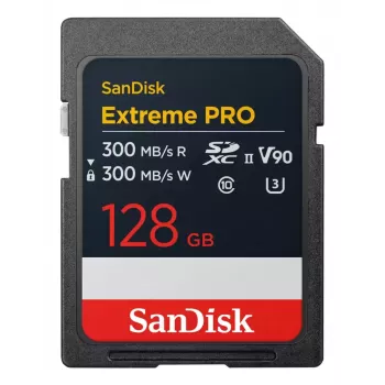 Flash-Speicher SanDisk Extreme PRO 128 GB SDXC UHS-II Modell SDSDXDM-128G-GN4IN
