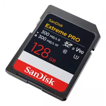 Flash-Speicher SanDisk Extreme PRO 128 GB SDXC UHS-II Modell SDSDXDM-128G-GN4IN