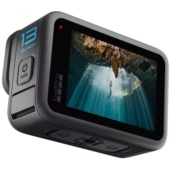 Actionkamera GoPro HERO13 Black Bundle – 5.3K Ultra HD, 27,6 MP CMOS, 240 fps, 2,27 Zoll LCD, 2-fach Digitalzoom, Stereo-WAV-Audio