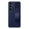 Standing Grip Hülle Samsung für Galaxy S25 FE – Hülle, marineblau, für 17 cm (6,7 Zoll) Bildschirm, Tischständer