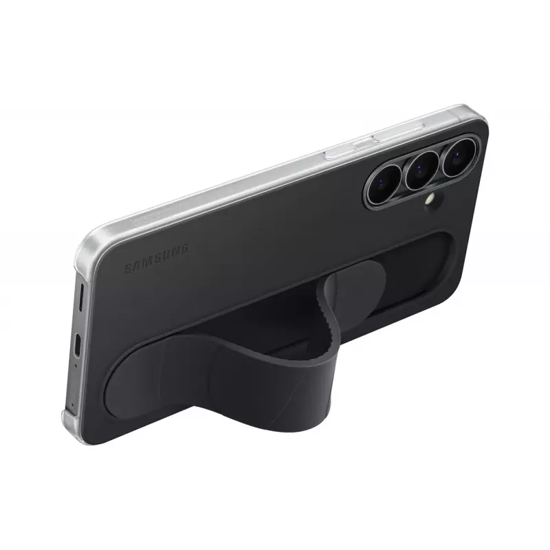 Protective Standing Grip Hülle Samsung für Galaxy S25 FE, Schwarz, Tischständer
