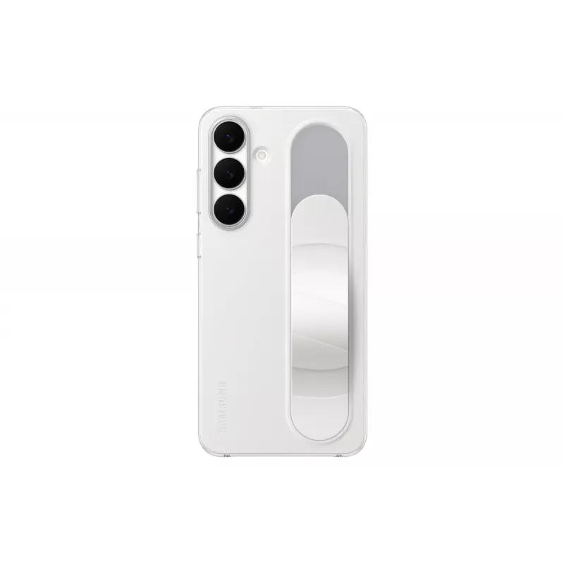 Standing Grip Hülle Samsung für Galaxy S25 FE – Weiß, Tischständer