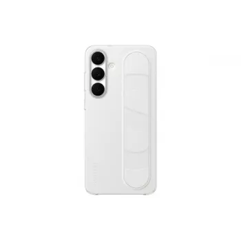 Standing Grip Hülle Samsung für Galaxy S25 FE – Weiß, Tischständer