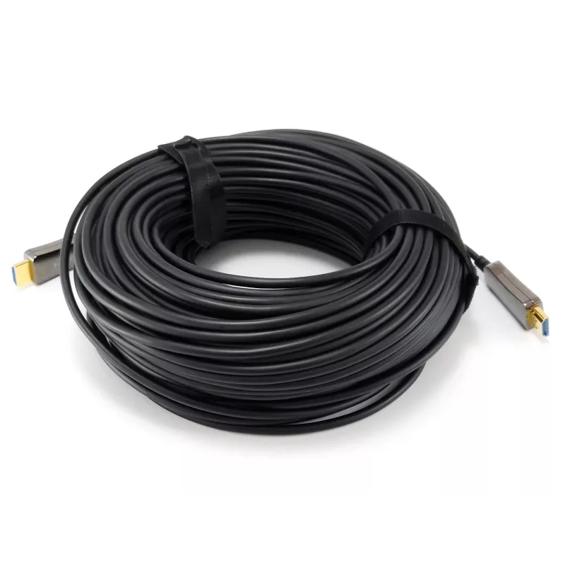 Equip HDMI 2.0 aktives optisches Kabel AM/AM, 50m, 4K/60Hz, 50 m, HDMI Typ A (Standard), HDMI Typ A (Standard), 3D, Schwarz
