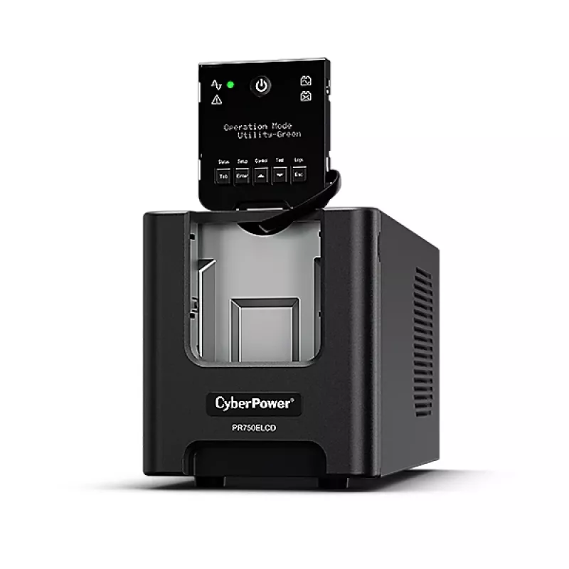 CyberPower PR750ELCD USV (unterbrechungsfreie Stromversorgung) Line-Interactive 0,75 kVA 675 W 6 AC-Ausgänge