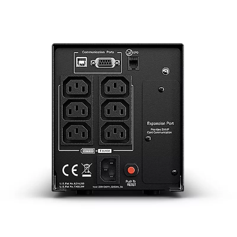 CyberPower PR750ELCD USV (unterbrechungsfreie Stromversorgung) Line-Interactive 0,75 kVA 675 W 6 AC-Ausgänge