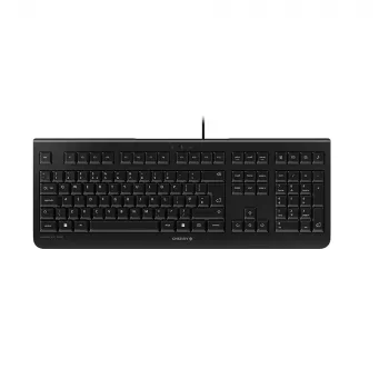CHERRY KC 1000 Kabelgebundene Tastatur, Schwarz, USB (QWERTY – UK), Full-Size (100 %), Kabelgebunden, USB, QWERTY, Schwarz