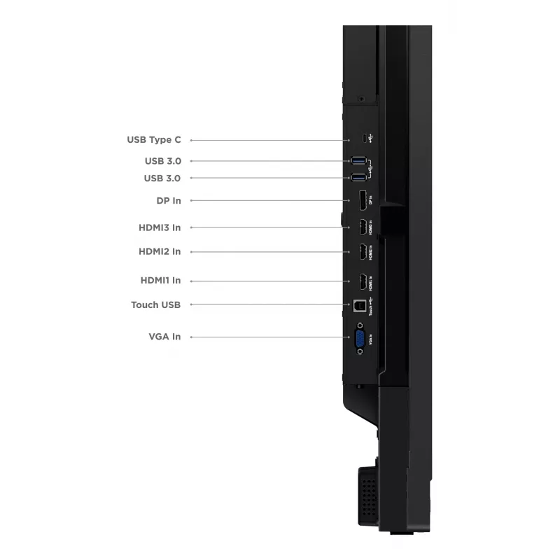 Lenovo ThinkVision T65 Computer-Monitor 165,1 cm (65 Zoll) 3840 x 2160 Pixel 4K Ultra HD LED Touchscreen Schwarz
