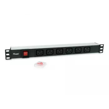 Equip 333319 Power Distribution Unit (PDU) 6 AC-Ausgänge 1U Schwarz