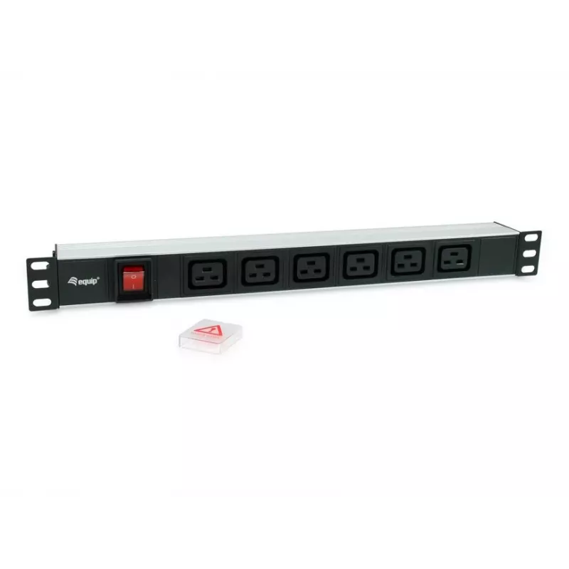 Equip 333319 Power Distribution Unit (PDU) 6 AC-Ausgänge 1U Schwarz
