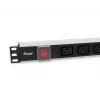 Equip 333319 Power Distribution Unit (PDU) 6 AC-Ausgänge 1U Schwarz