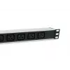 Equip 333319 Power Distribution Unit (PDU) 6 AC-Ausgänge 1U Schwarz