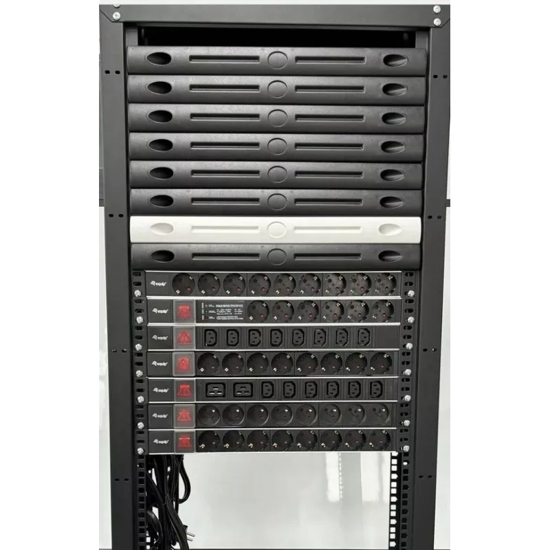 Equip 333319 Power Distribution Unit (PDU) 6 AC-Ausgänge 1U Schwarz