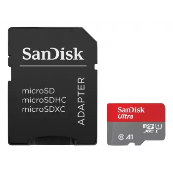 WESTERN DIGITAL SanDisk Ultra micro SDXC 64 GB plus SD-Adapter 140 MB/s A1 Klasse 10 UHS-I – 2er-Pack