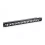 Equip 24-Port Keystone Cat.6A Geschirmtes Patchpanel, Schwarz