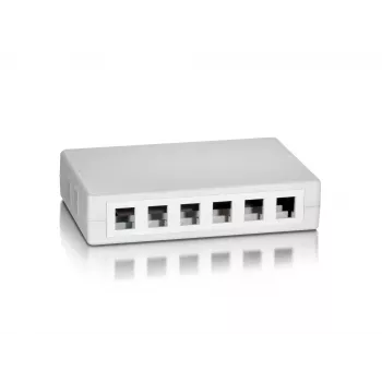 12-Port Keystone Jack Surface Mount Box Equip 125460
