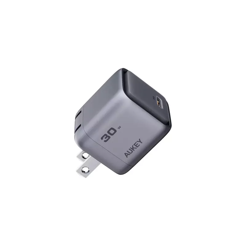 AUKEY Comet 30W USB-C Ladegerät PA-C1 Indoor AC Mobiltelefon Grau