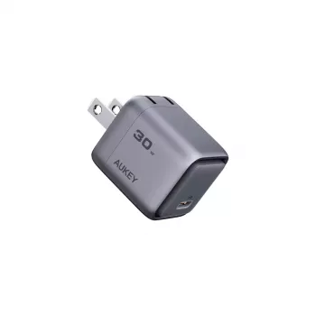 AUKEY Comet 30W USB-C Ladegerät PA-C1 Indoor AC Mobiltelefon Grau