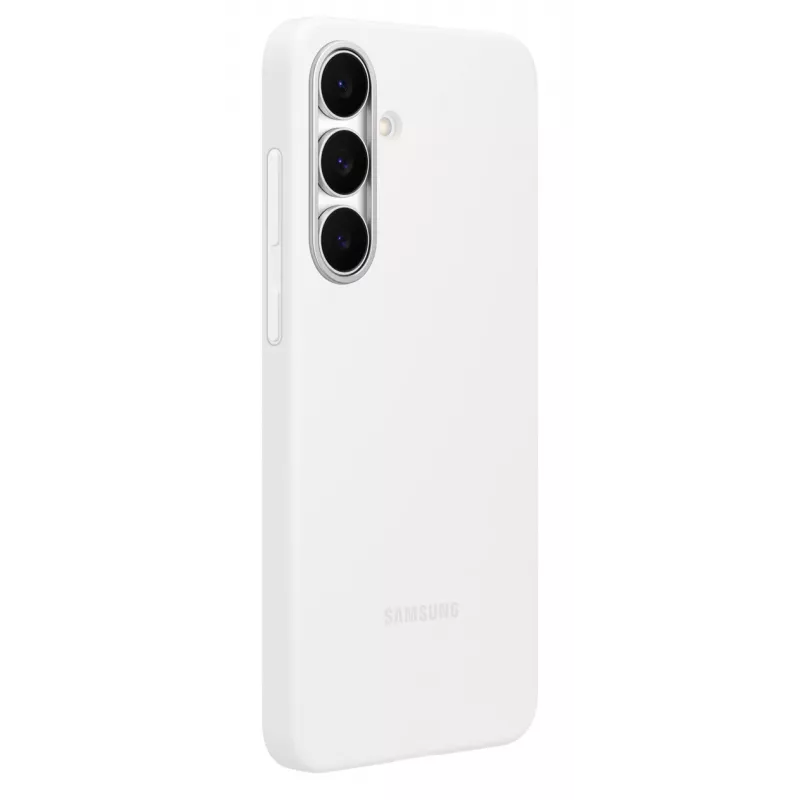 Samsung Silikon-Hülle für Galaxy S25 FE, Cover, Samsung, Galaxy S25 FE, 17 cm (6,7 Zoll), Weiß